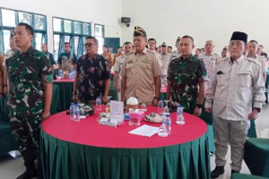 Tampak hadir dalam pengukuhan PC PPAD, Danrem 063/SGJ, Kolonel. Inf. Hista Soleh Harahap, SIP, MIP, Dandim 0615, Letkol Arh Kiki Aji Wiryawan dan undangan kehormatan, Drs Dadang Hermawan.Kunigan